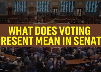 What does voting present mean in the senate