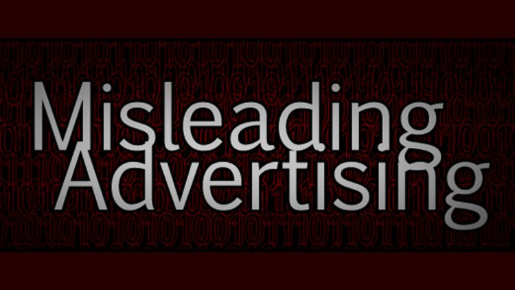Misleading advertisement examples