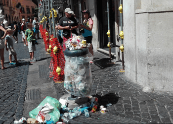 What are “smart” waste bins?