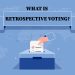 What is retrospective voting