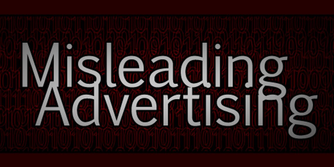 Misleading advertisement examples